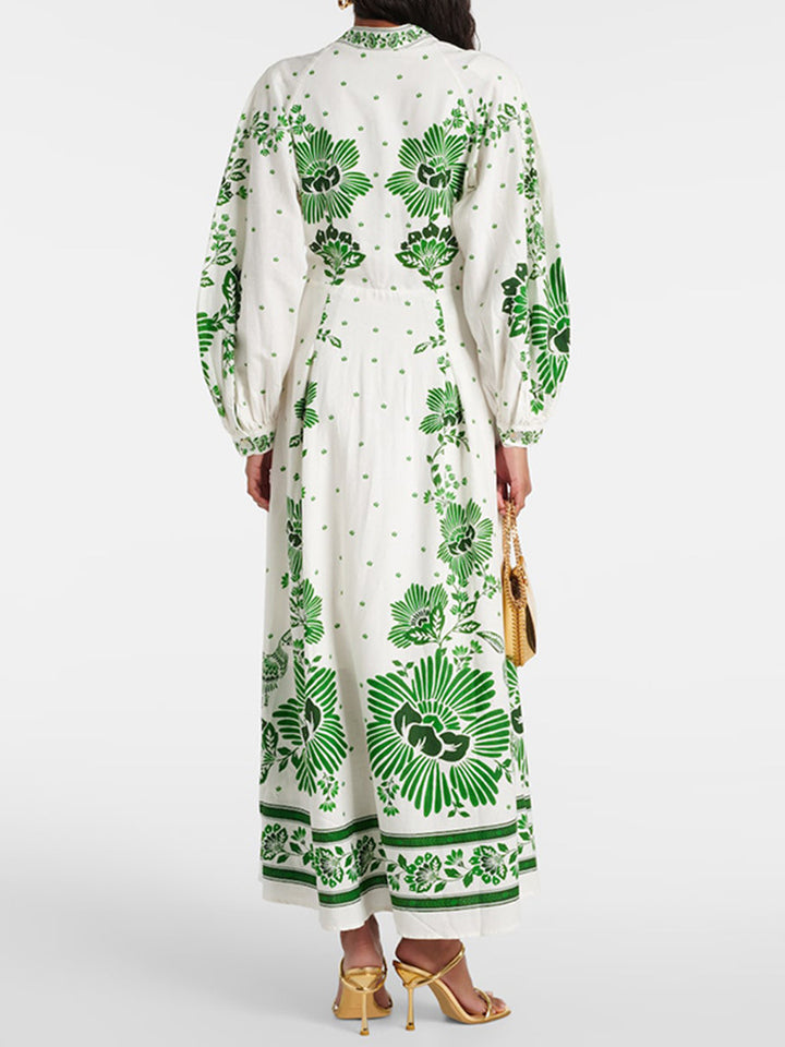 Botanical Chic Maxi Dress